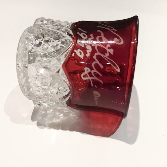 Rare 1909  ruby red glass cup for collection - Picture 3 of 9